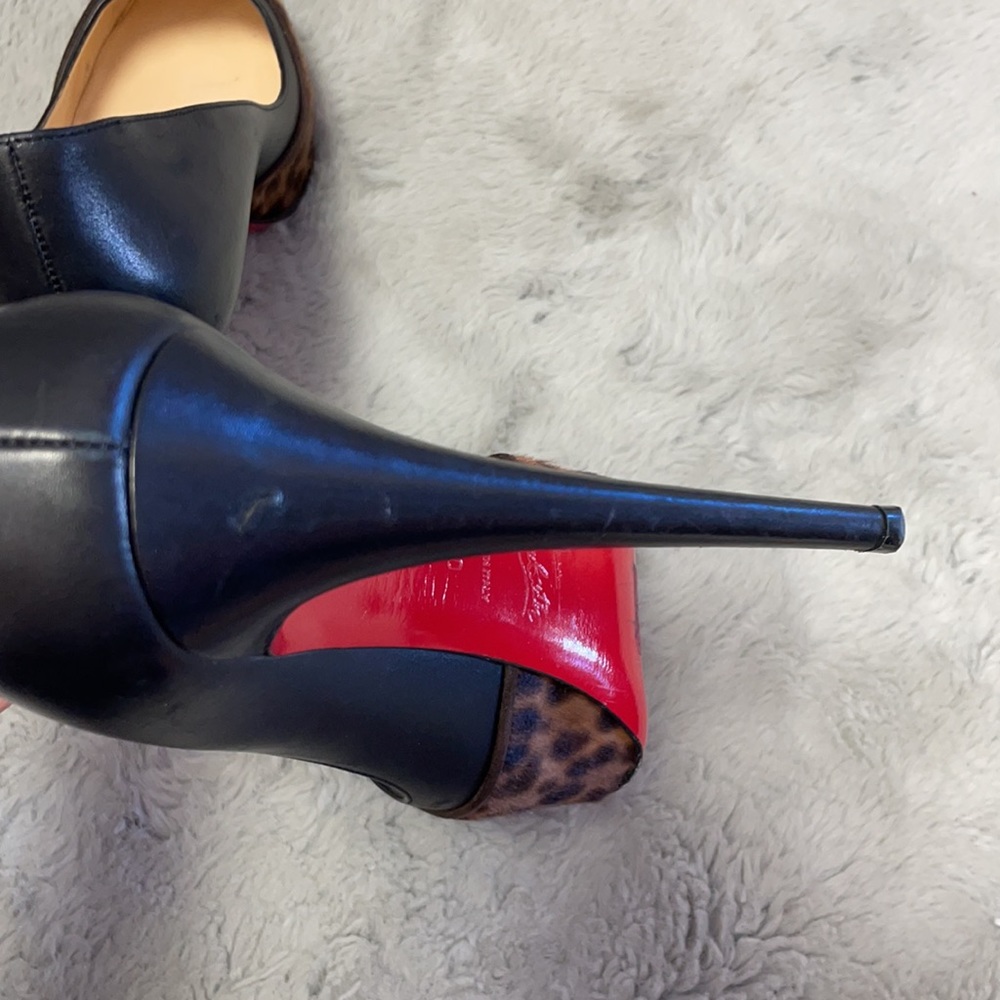 Christian Louboutin Maggie Pong Leopard Chad/K - Picture 8 of 13